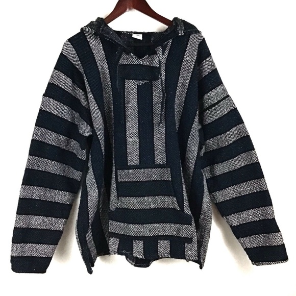 Vintage Other - Men's Vintage Poncho Mexico Baja Drug Rug XL